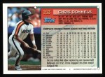 1994 Topps #153 Chris Donnels Back Thumbnail