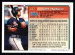 1994 Topps #442 Tony Tarasco Back Thumbnail