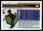 1996 Topps #401 Bill Swift Back Thumbnail
