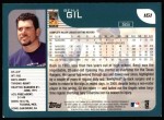 2001 Topps #161 Benji Gil Back Thumbnail