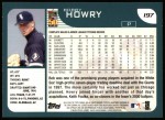 2001 Topps #197 Bobby Howry Back Thumbnail