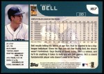 2001 Topps #167 David Bell Back Thumbnail
