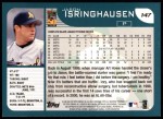 2001 Topps #147 Jason Isringhausen Back Thumbnail