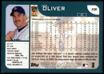 2001 Topps #191 Joe Oliver Back Thumbnail