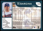 2001 Topps #470 Gary DiSarcina Back Thumbnail