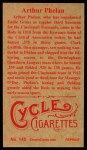 1912 T207 Reprints #145 Arthur Phelan Back Thumbnail