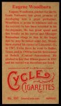 1912 T207 Reprints #197 Eugene Woodburn Back Thumbnail