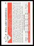 1979 TCMA The 50's #124 Willard Marshall Back Thumbnail