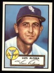 1952 Topps Reprints #308 Luis Aloma Front Thumbnail
