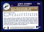 2003 Topps #662 Joey Gomes Back Thumbnail