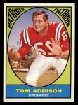 1967 Topps #5 Tom Addison Front Thumbnail
