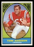 1967 Topps #5 Tom Addison Front Thumbnail