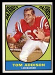 1967 Topps #5 Tom Addison Front Thumbnail