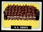 1964 Topps #110 Kansas City Chiefs Front Thumbnail
