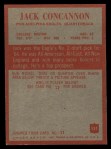 1965 Philadelphia #131 Jack Concannon Back Thumbnail