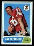 1968 Topps #113 Kay McFarland Front Thumbnail