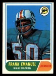 1968 Topps #170 Frank Emanuel Front Thumbnail