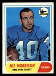 1968 Topps #211 Joe Morrison Front Thumbnail