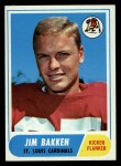1968 Topps #8 Jim Bakken Front Thumbnail