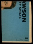 1968 Topps #146 Ode Burrell Back Thumbnail