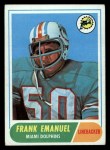 1968 Topps #170 Frank Emanuel Front Thumbnail