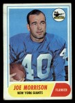 1968 Topps #211 Joe Morrison Front Thumbnail