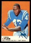 1969 Topps #72 Lenny Lyles Front Thumbnail