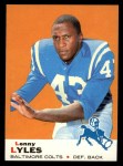 1969 Topps #72 Lenny Lyles Front Thumbnail