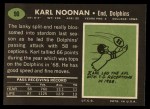 1969 Topps #90 Karl Noonan Back Thumbnail