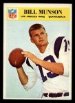 1966 Philadelphia #101 Bill Munson Front Thumbnail
