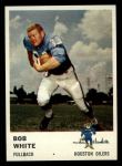 1961 Fleer #168 Bob White Front Thumbnail