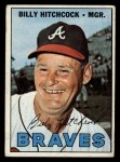 1967 Topps #199 Billy Hitchcock Front Thumbnail
