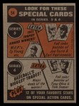 1972 Topps #54 In Action - Bud Harrelson Back Thumbnail