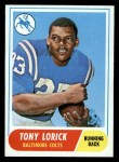 1968 Topps #204 Tony Lorick Front Thumbnail