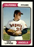 1974 Topps #429 Dick Lange Front Thumbnail