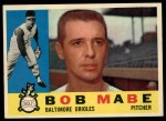 1960 Topps #288 Bob Mabe Front Thumbnail