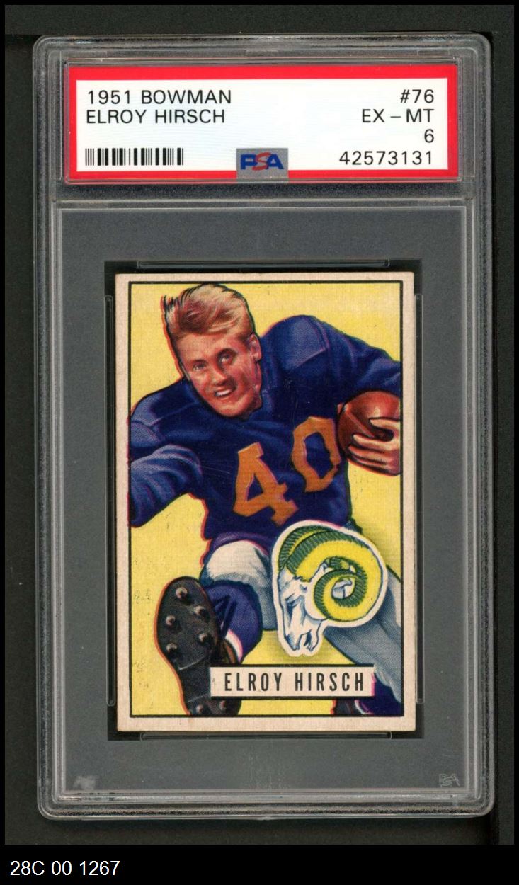 1951 Bowman #76  Elroy Hirsch