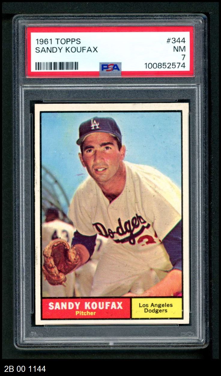 1961 Topps #344  Sandy Koufax