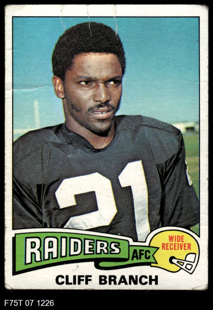 1975 Topps #524  Cliff Branch