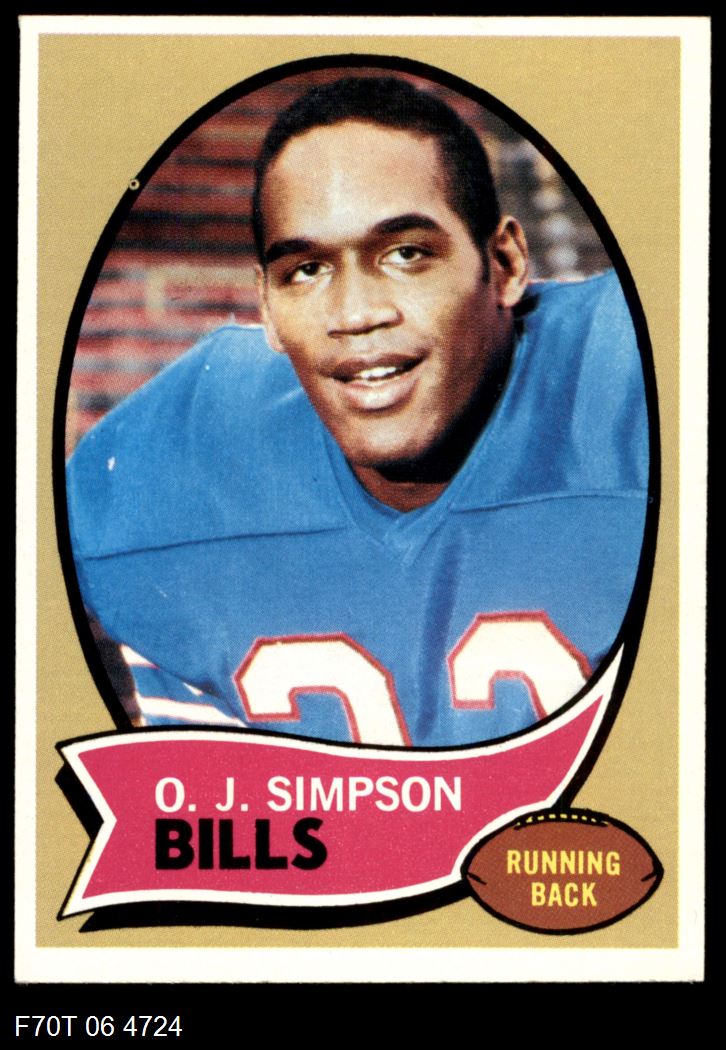1970 Topps #90  O.J. Simpson