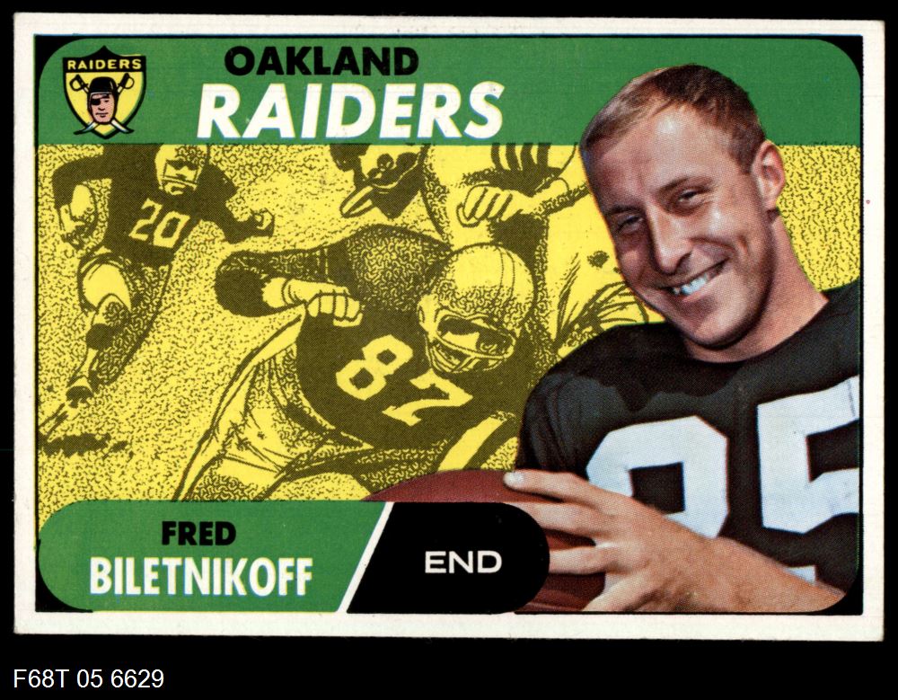 1968 Topps #168  Fred Biletnikoff