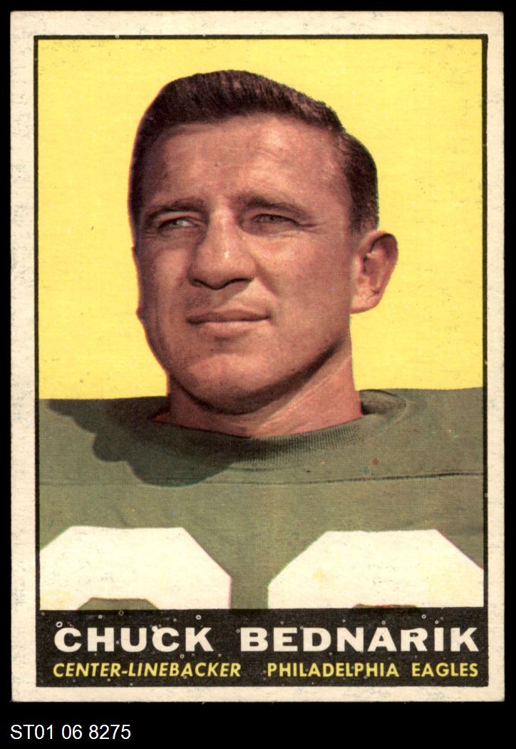 1961 Topps #101  Chuck Bednarik