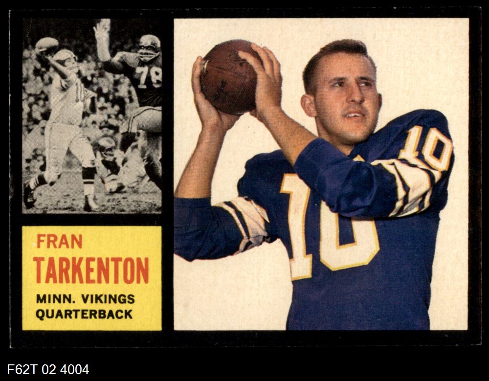 1962 Topps #90  Fran Tarkenton