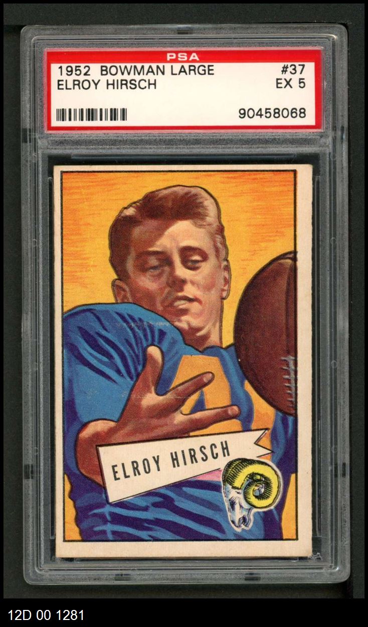 1952 Bowman Large #37  Elroy Hirsch