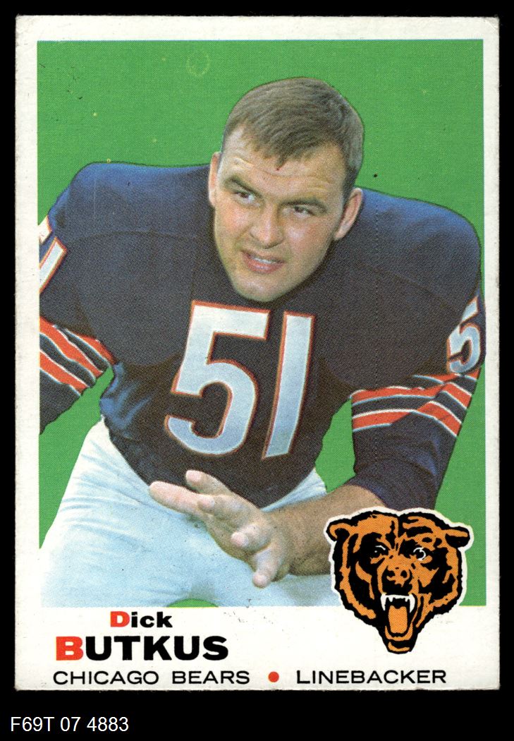 1969 Topps #139  Dick Butkus