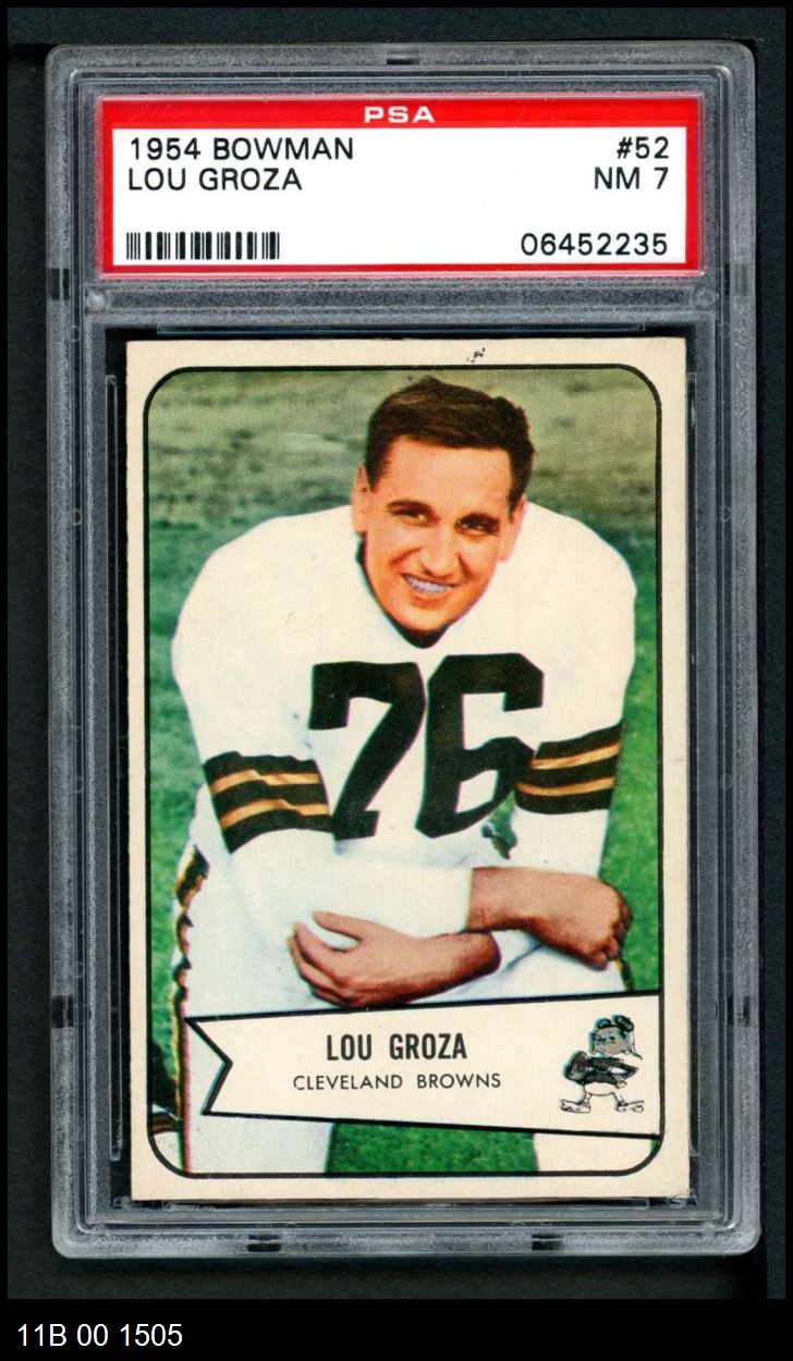 1954 Bowman #52  Lou Groza