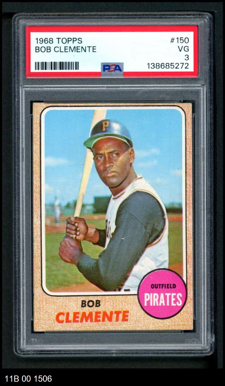 1968 Topps #150  Roberto Clemente
