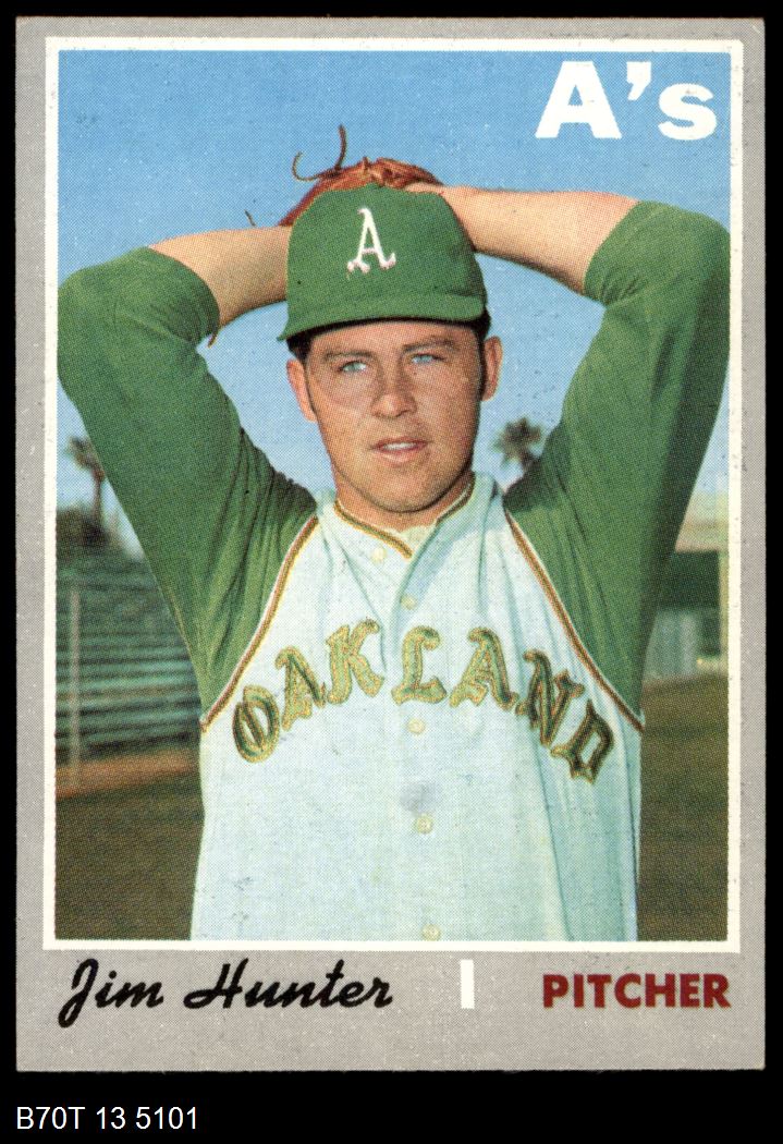 1970 Topps #565  Jim Catfish Hunter