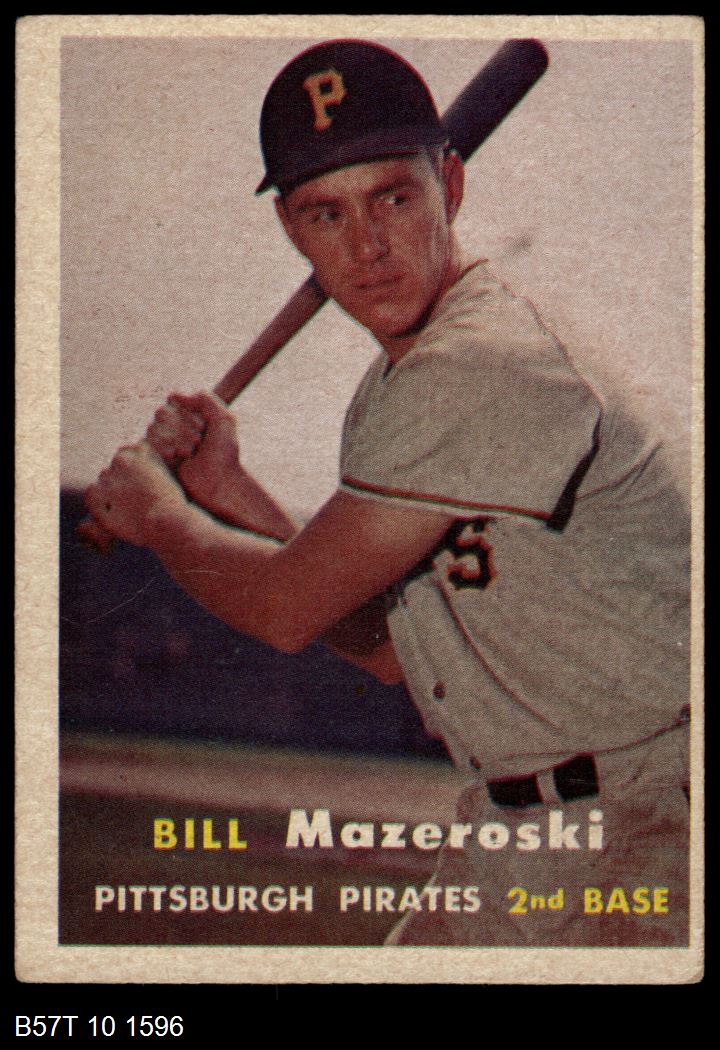 1957 Topps #24  Bill Mazeroski