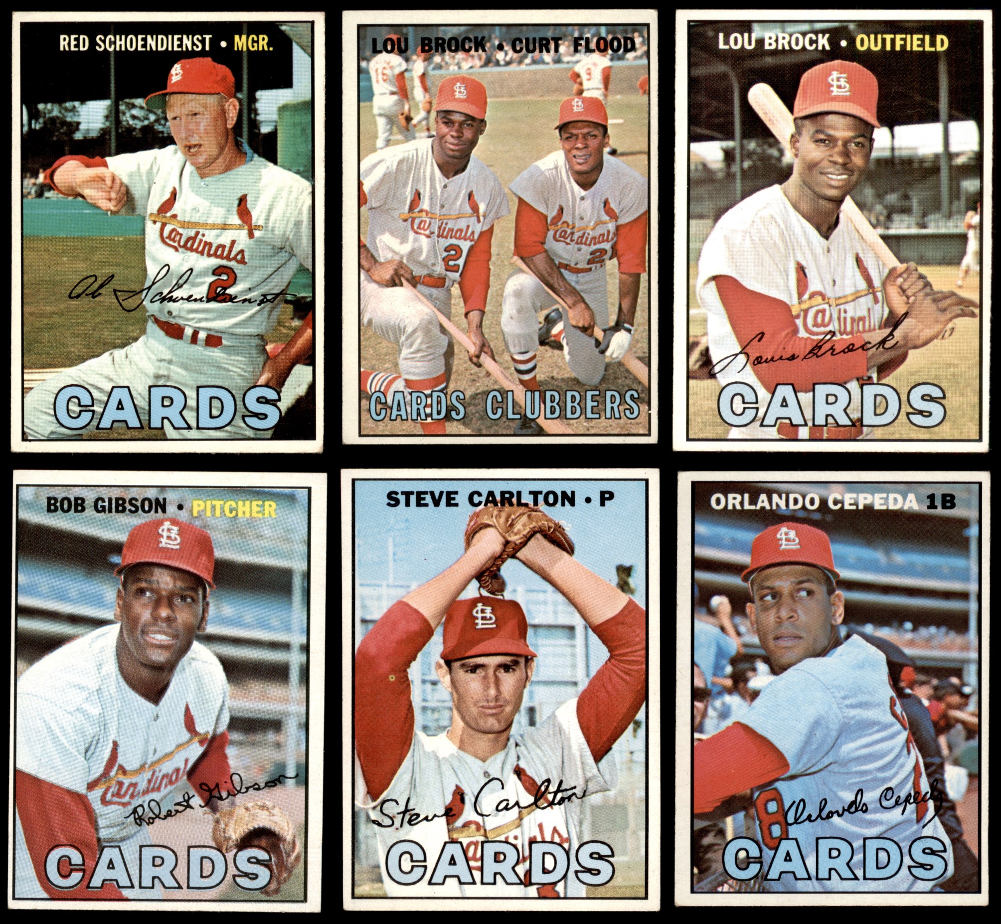 1967 Topps St. Louis Cardinals Team Set 4 - VG/EX | eBay